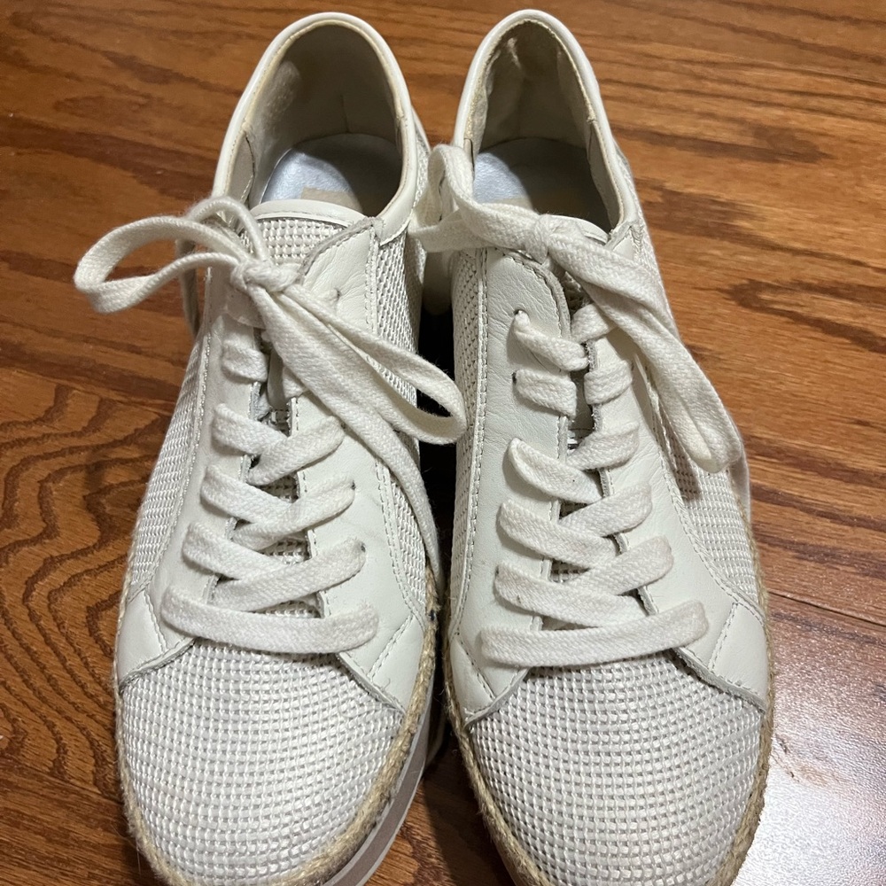Cream Lace-Up Sneakers Dolce Vita size 7 1/2